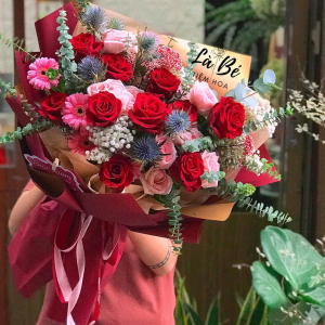 Chậu Hoa Chúc Mừng - LB00054 - labe.vn