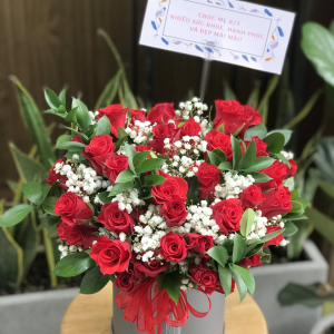 Hộp Hoa Chúc Mừng - LB00138 - labe.vn
