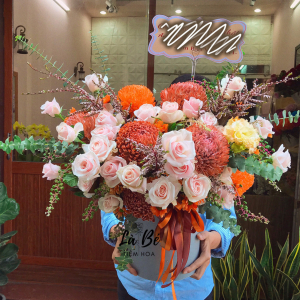 Chậu Hoa Chúc Mừng - LB00180 - labe.vn