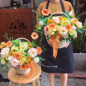 Giỏ Hoa Tặng Sinh Nhật - LB00213 - labe.vn