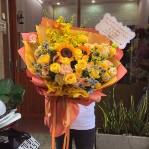 Bó Hoa Chúc Mừng - LB00215 - labe.vn