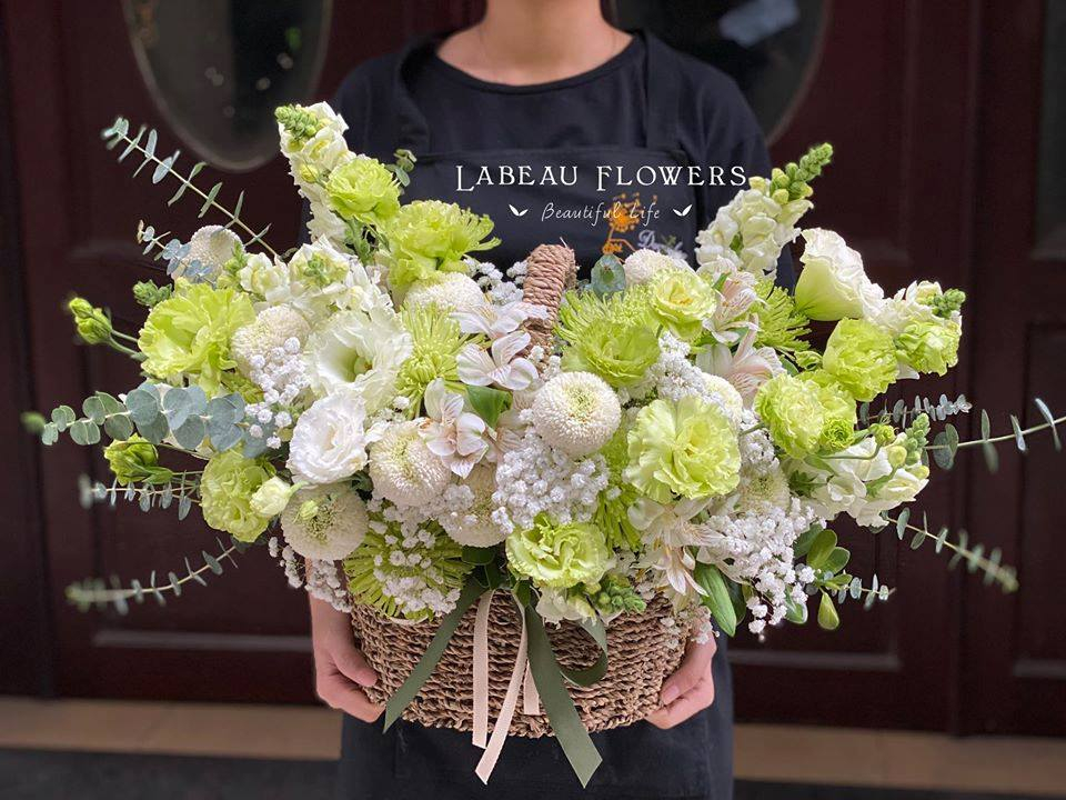 Giỏ Hoa Tặng Sinh Nhật - LB00006 - labe.vn