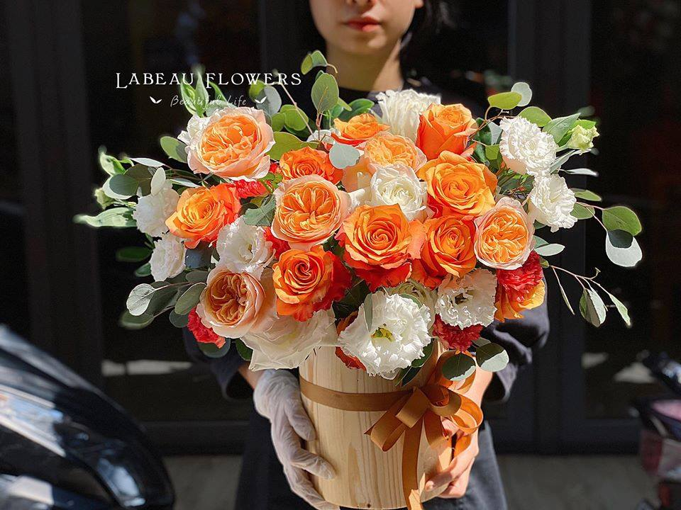 Hộp Hoa Chúc Mừng - LB00009 - labe.vn