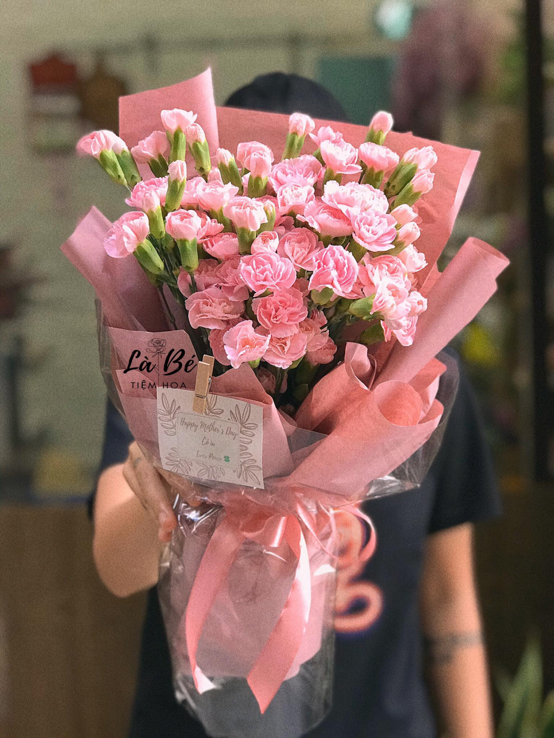 Chậu Hoa Chúc Mừng - LB00049 - labe.vn