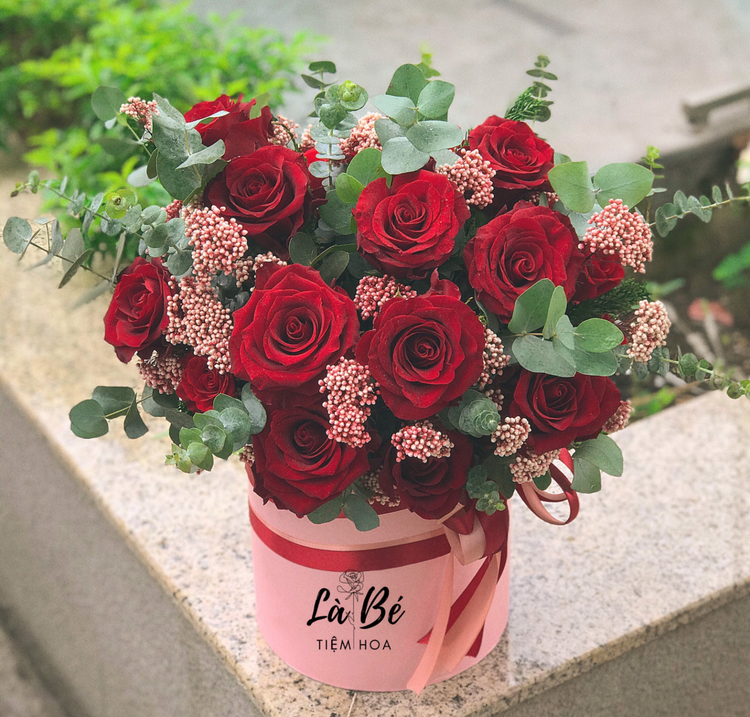 Bình Hoa Tặng Sinh Nhật - LB00095 - labe.vn