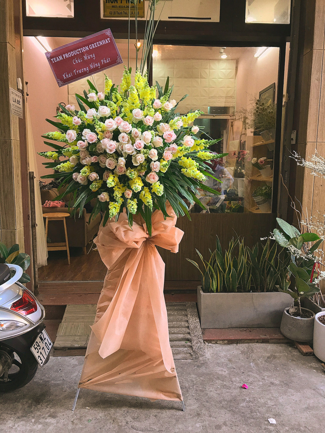 Kệ Hoa Khai Trương - LB00103 - labe.vn