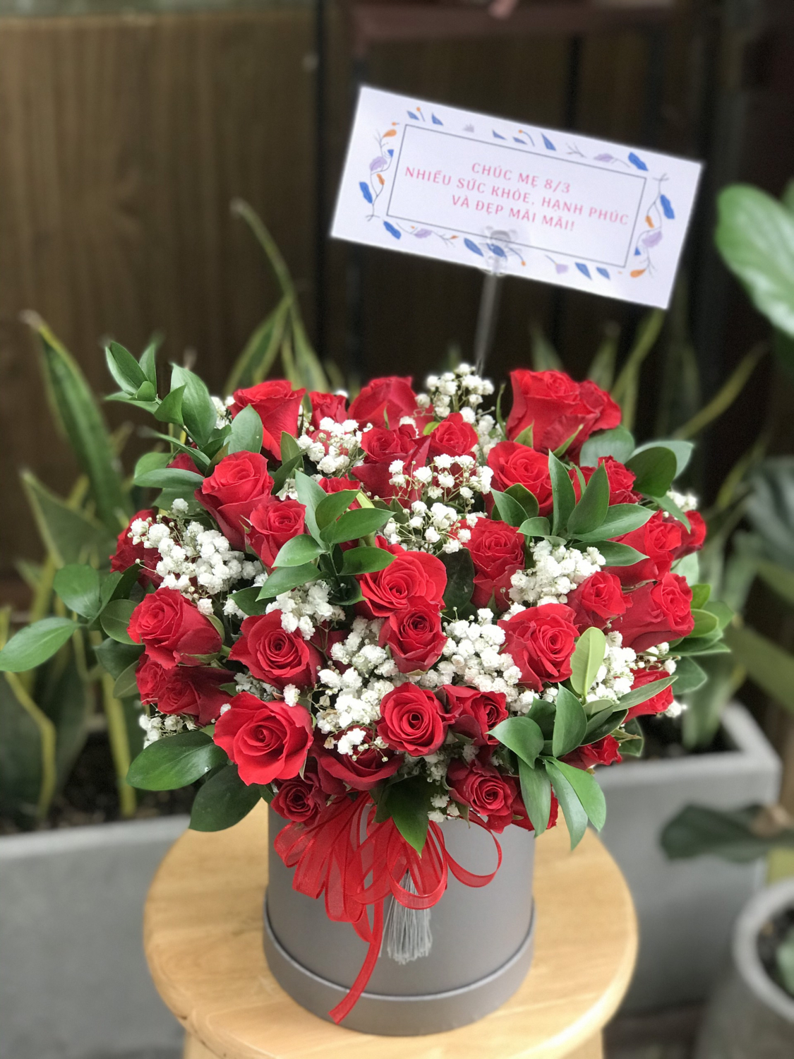 Hộp Hoa Tặng Sinh Nhật - LB00138 - labe.vn