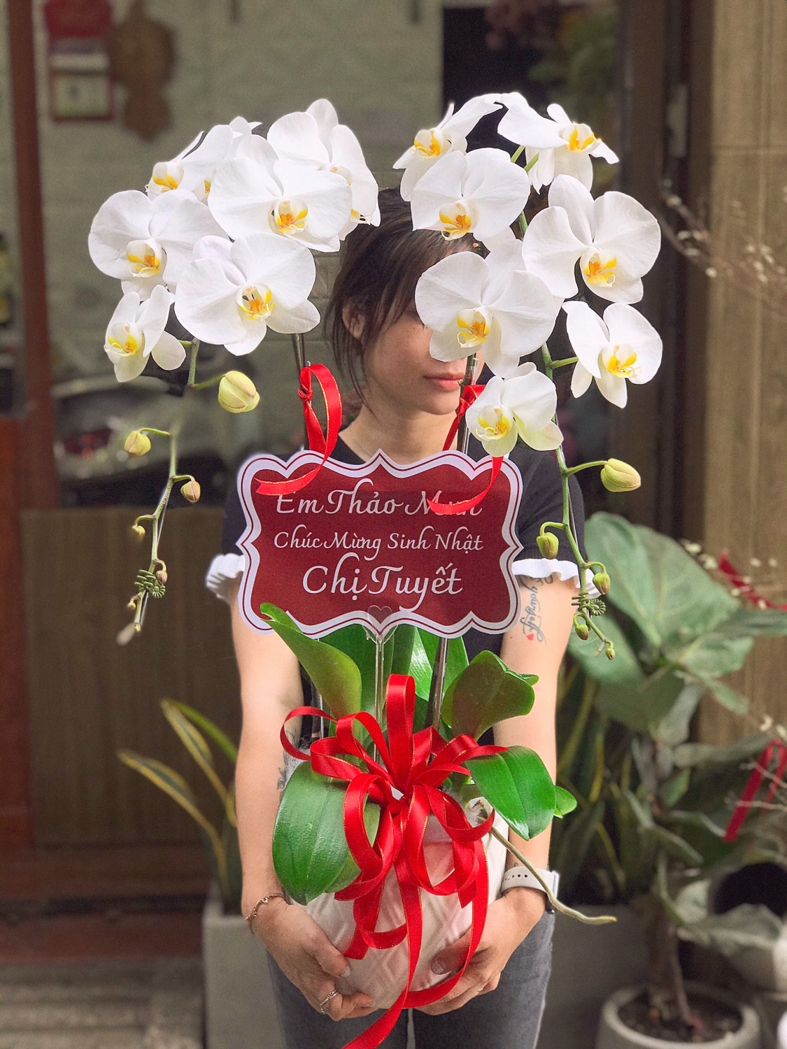 hồ điệp 2 cành - LB00165 - labe.vn