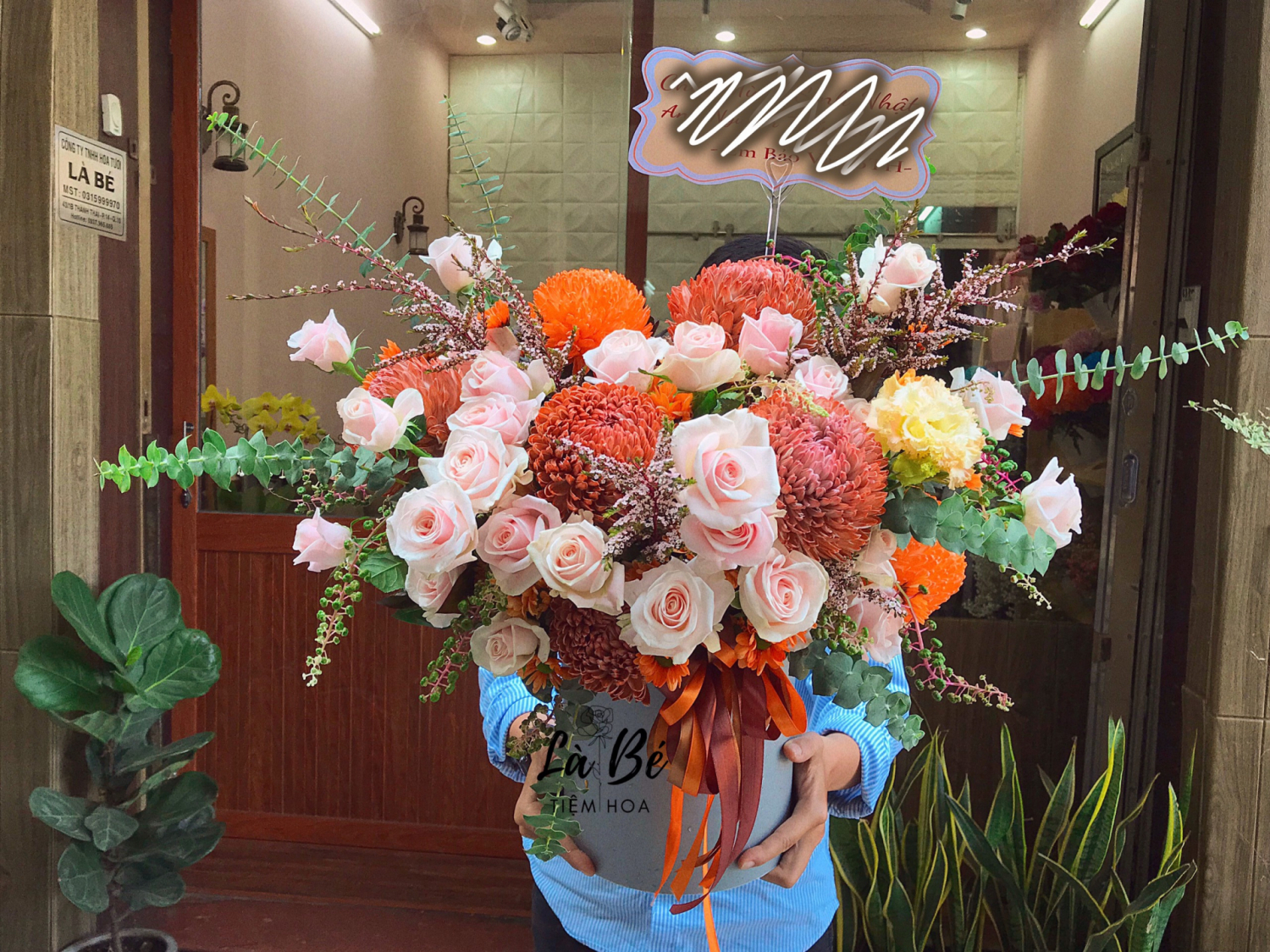 Chậu Hoa Tặng Sinh Nhật - LB00180 - labe.vn