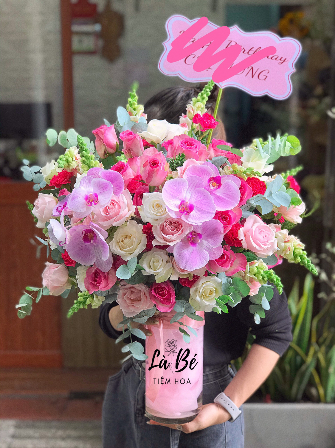Hộp Hoa Tặng Sinh Nhật - LB00187 - labe.vn