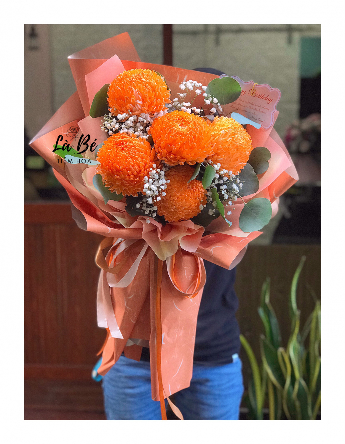 Chậu Hoa Tặng Sinh Nhật - LB00189 - labe.vn