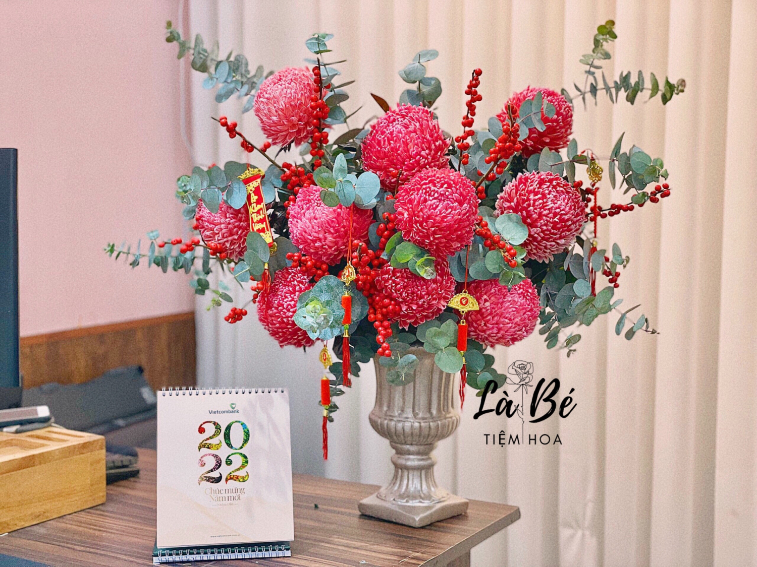 BÌNH HOA CỔ ĐIỂN TẾT 02 - LB00249 - labe.vn